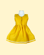 Fall Cotton Dress with Hand-embroidered Design