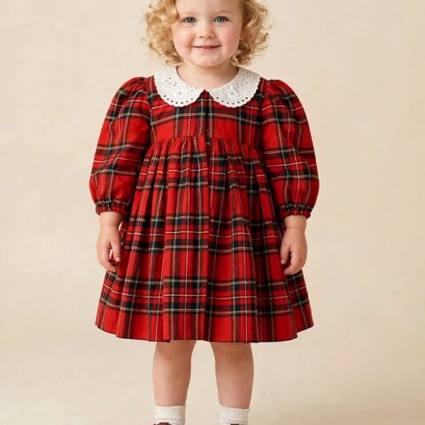 Red Tartan Dress